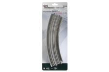 KATO-Lemke K20-544 - N - Doppelgleis Viadukt, gebogen, R 414/381 mm 45°, überhöht